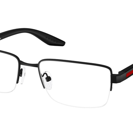 Prada Linea Rossa PS51SV Pillow Eyeglasses  DG01O1-Rubbered Black 56-145-18 - Color Map Black