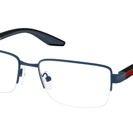 Prada Linea Rossa PS51SV Pillow Eyeglasses  TFY1O1-Matte Blue 56-145-18 - Color Map Blue