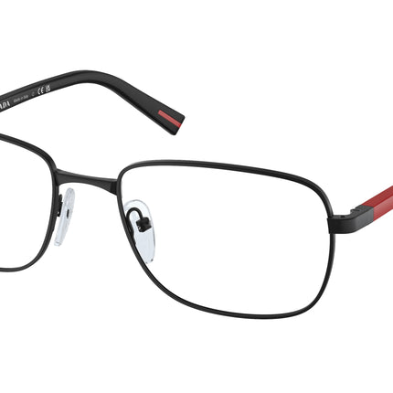 Prada Linea Rossa PS52QV Pillow Eyeglasses  1BO1O1-Black Matte 56-145-19 - Color Map Black