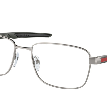 Prada Linea Rossa PS54OV Pillow Eyeglasses  5AV1O1-Gunmetal 57-140-18 - Color Map Grey