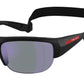 Prada Linea Rossa PSA01S Pillow Sunglasses  1BO10J-Matte Black 69-125-19 - Color Map Black