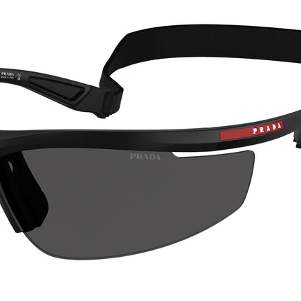 Prada Linea Rossa PSA02S Pillow Sunglasses  1BO5S0-Nero Opaco 96-130-10 - Color Map Black