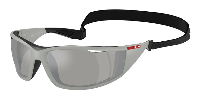 Prada Linea Rossa PSA04S Rectangle Sunglasses  13Z05A-Matte Iron Grey 85-120-18 - Color Map Grey