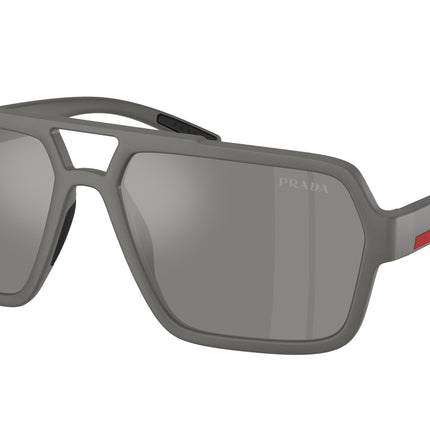 Prada Linea Rossa PSA06SF Pilot Sunglasses  16X7W1-Grey Metal 59-145-16 - Color Map Grey