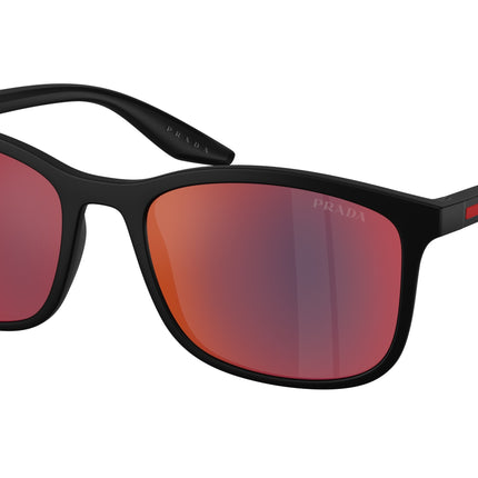Prada Linea Rossa PSA08S Pillow Sunglasses  1BO08F-Matte Black 56-145-19 - Color Map Black