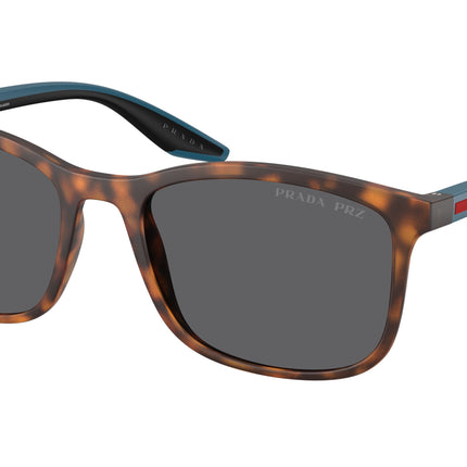 Prada Linea Rossa PSA08S Pillow Sunglasses  U61144-Havana Rubber 56-145-19 - Color Map Tortoise