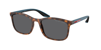 Prada Linea Rossa PSA08S Pillow Sunglasses  U61144-Havana Rubber 56-145-19 - Color Map Tortoise