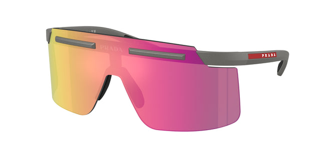Prada Linea Rossa PSB06S Rectangle Sunglasses  16X20A-Metal Grey 0-130-140 - Color Map Grey