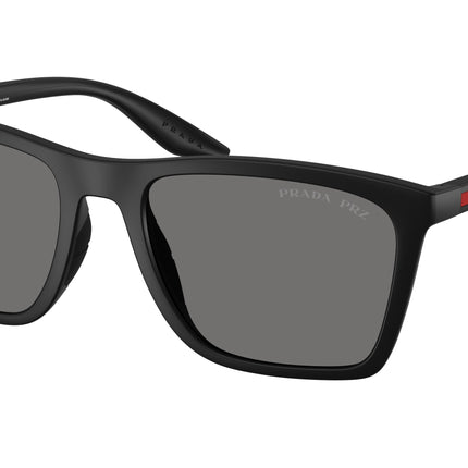 Prada Linea Rossa PSB08S Pillow Sunglasses  1BO02G-Matte Black 56-145-19 - Color Map Black