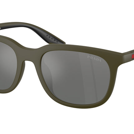 Prada Linea Rossa PSB09SU Pillow Sunglasses  15X41A-Matte Green 54-145-19 - Color Map Green