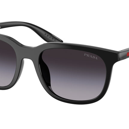 Prada Linea Rossa PSB09SU Pillow Sunglasses  1AB31A-Black 54-145-19 - Color Map Black