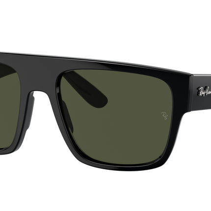 Ray-Ban DRIFTER RB0360S Square Sunglasses  901/31-Black 57-145-20 - Color Map Black