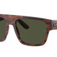 Ray-Ban DRIFTER RB0360S Square Sunglasses  954/31-Striped Havana 57-145-20 - Color Map Brown