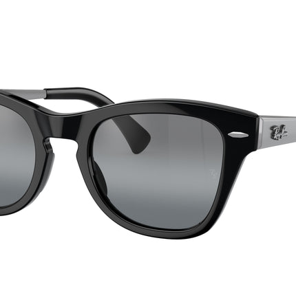 Ray-Ban RB0707SM Square Sunglasses  901/G6-Black 53-145-21 - Color Map Black