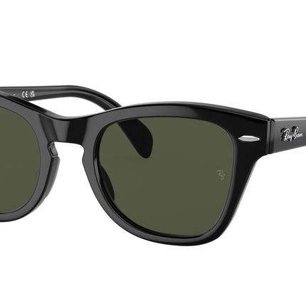 Ray-Ban RB0707S Square Sunglasses  901/31-Black 53-145-21 - Color Map Black
