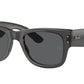 Ray-Ban MEGA WAYFARER RB0840S Square Sunglasses  1406B1-Transparent Black 51-145-21 - Color Map Black