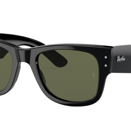 Ray-Ban MEGA WAYFARER RB0840S Square Sunglasses  901/58-Black 51-145-21 - Color Map Black