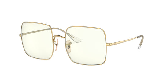Ray-Ban SQUARE RB1971 Square Sunglasses  001/5F-Gold 54-145-19 - Color Map Gold