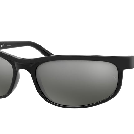 Ray-Ban PREDATOR 2 RB2027 Rectangle Sunglasses  601/W1-Black 62-130-19 - Color Map Black