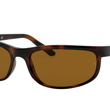 Ray-Ban PREDATOR 2 RB2027 Rectangle Sunglasses  650833-Dark Havana 62-130-19 - Color Map Brown