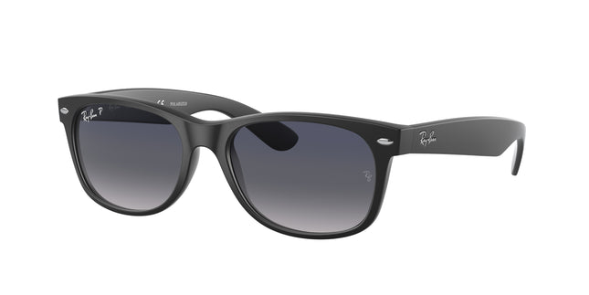 Ray-Ban NEW WAYFARER RB2132 Square Sunglasses  601S78-Black 55-145-18 - Color Map Black