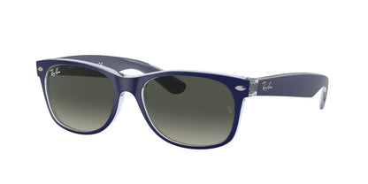 Ray-Ban NEW WAYFARER RB2132 Square Sunglasses  605371-Blue 55-145-18 - Color Map Blue