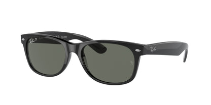Ray-Ban NEW WAYFARER RB2132 Square Sunglasses  901/58-Black 58-145-18 - Color Map Black