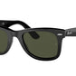 Ray-Ban WAYFARER RB2140F Square Sunglasses  135831-Black 52-150-22 - Color Map Black