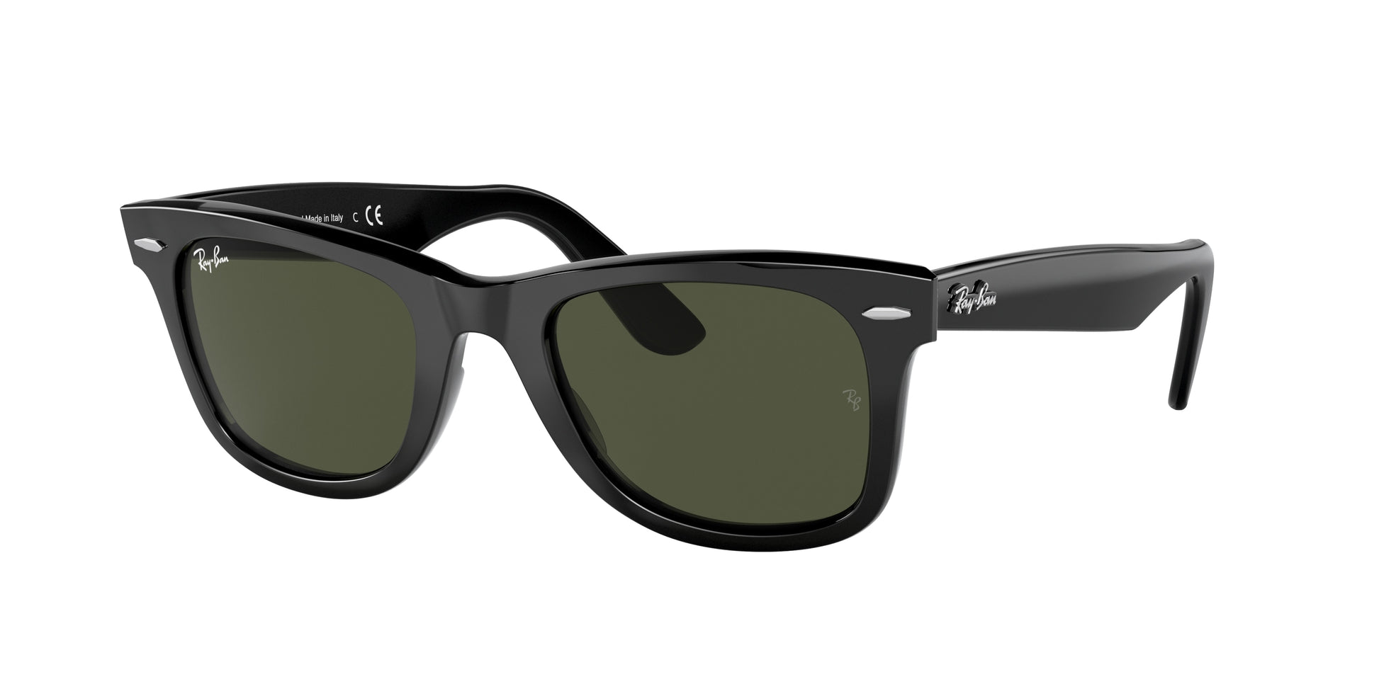 Ray-Ban WAYFARER RB2140F Square Sunglasses  135831-Black 52-150-22 - Color Map Black