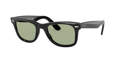 Ray-Ban WAYFARER RB2140F Square Sunglasses  601/52-Black 52-150-22 - Color Map Black