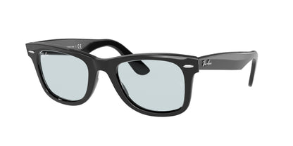 Ray-Ban WAYFARER RB2140F Square Sunglasses  601/R5-Black 52-150-22 - Color Map Black