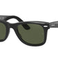 Ray-Ban WAYFARER RB2140F Square Sunglasses  901-Black 52-150-22 - Color Map Black