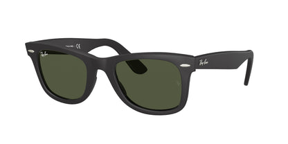 Ray-Ban WAYFARER RB2140F Square Sunglasses  901S-Black 52-150-22 - Color Map Black
