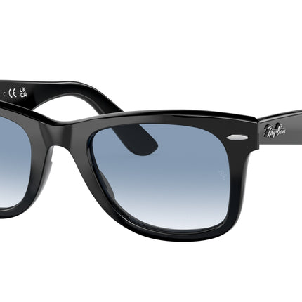 Ray-Ban WAYFARER RB2140F Square Sunglasses  901/3F-Black 52-150-22 - Color Map Black