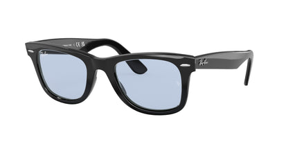Ray-Ban WAYFARER RB2140F Square Sunglasses  901/64-Black 52-150-22 - Color Map Black