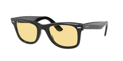 Ray-Ban WAYFARER RB2140F Square Sunglasses  901/R6-Black 52-150-22 - Color Map Black