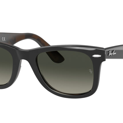 Ray-Ban WAYFARER RB2140 Square Sunglasses  127771-Grey On Havana 50-150-22 - Color Map Grey
