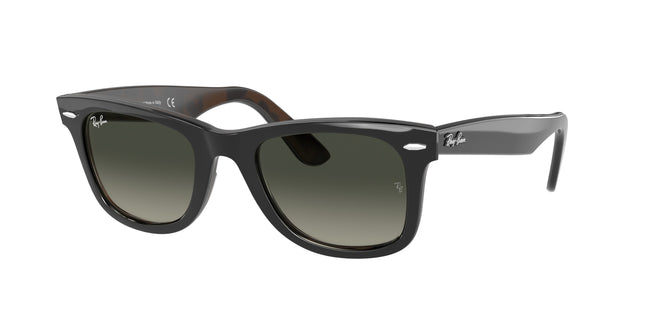 Ray-Ban WAYFARER RB2140 Square Sunglasses  127771-Grey On Havana 50-150-22 - Color Map Grey