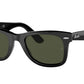Ray-Ban WAYFARER RB2140 Square Sunglasses  135831-Black 50-150-22 - Color Map Black