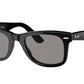 Ray-Ban WAYFARER RB2140 Square Sunglasses  6495R5-Black 50-150-22 - Color Map Black