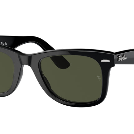Ray-Ban WAYFARER RB2140 Square Sunglasses  901-Black 54-150-18 - Color Map Black