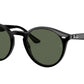 Ray-Ban RB2180F Phantos Sunglasses  601/71-Black 52-150-20 - Color Map Black