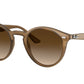 Ray-Ban RB2180F Phantos Sunglasses  616613-Light Brown 52-150-20 - Color Map Brown