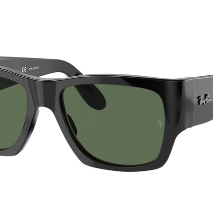 Ray-Ban WAYFARER NOMAD RB2187 Square Sunglasses  901/58-Black 54-140-17 - Color Map Black