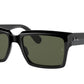 Ray-Ban INVERNESS RB2191 Rectangle Sunglasses  901/31-Black 54-145-18 - Color Map Black
