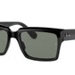 Ray-Ban INVERNESS RB2191 Rectangle Sunglasses  901/58-Black 54-145-18 - Color Map Black