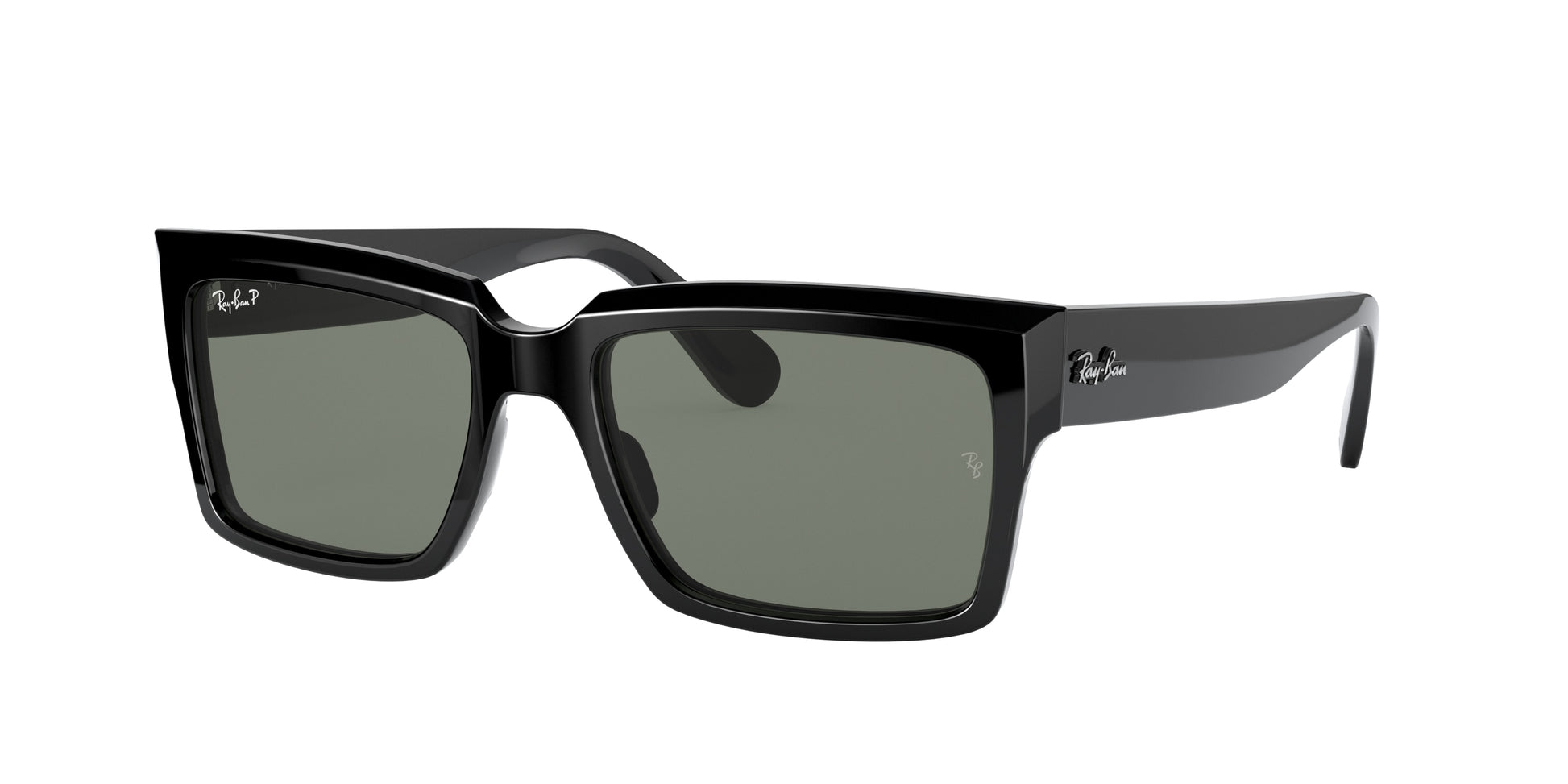 Ray-Ban INVERNESS RB2191 Rectangle Sunglasses  901/58-Black 54-145-18 - Color Map Black