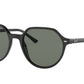 Ray-Ban THALIA RB2195 Square Sunglasses  901/58-Black 55-145-18 - Color Map Black