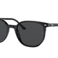 Ray-Ban ELLIOT RB2197F Square Sunglasses  901/48-Black 54-145-19 - Color Map Black
