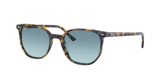 Ray-Ban ELLIOT RB2197 Square Sunglasses  13563M-Yellow & Blue Havana 54-145-19 - Color Map Tortoise